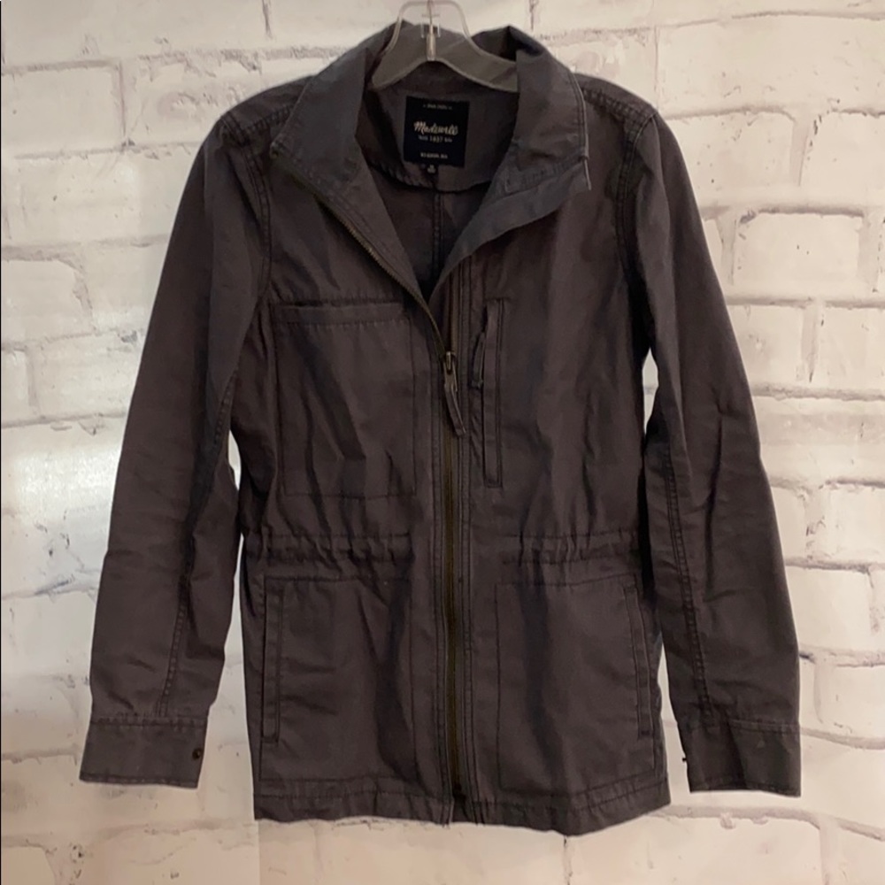 Dark gray outdoor fashion jacket